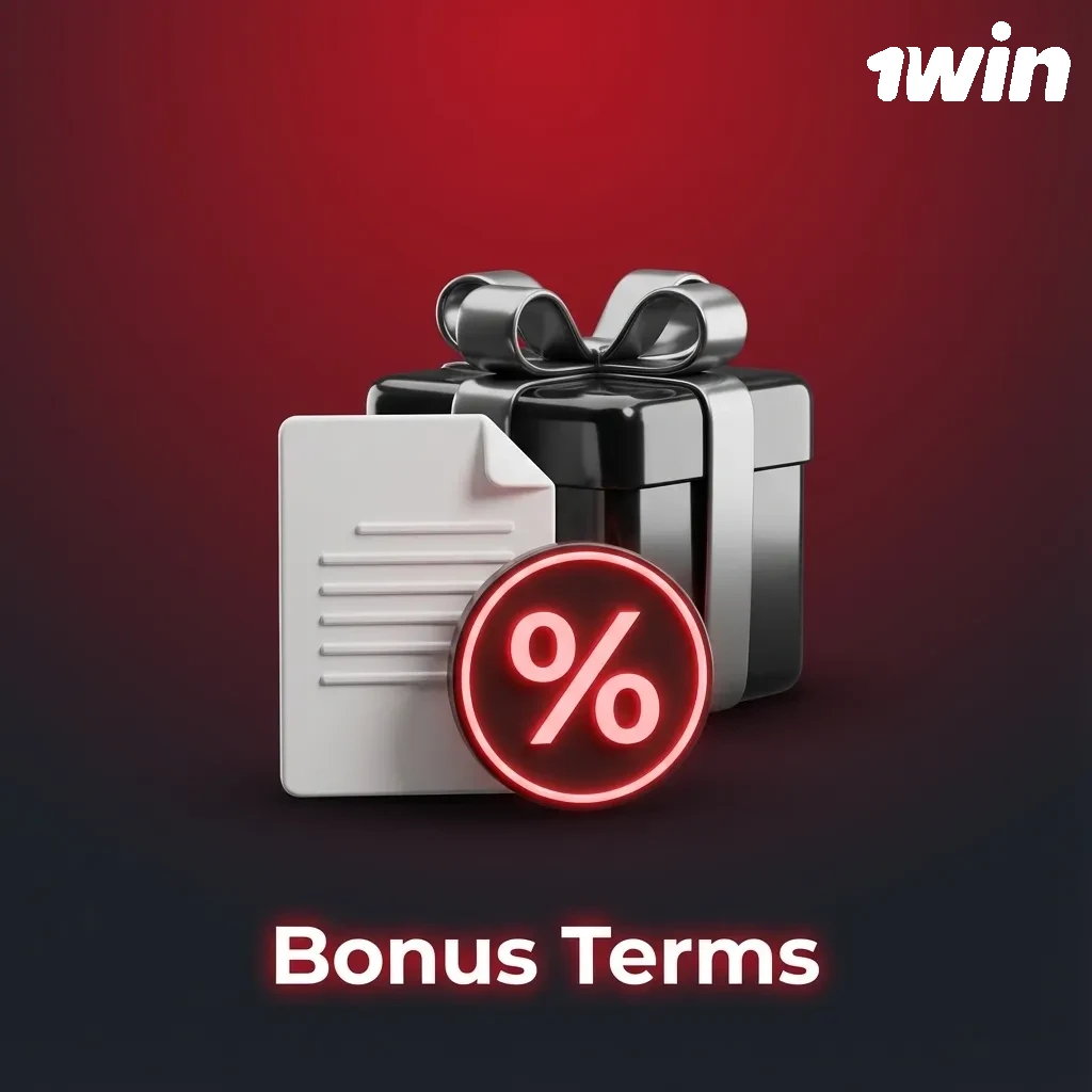 Infographic titled “Bonus Terms” listing key rules for using bonus funds, eligibility, wagering, limits, expiry, and fair play.