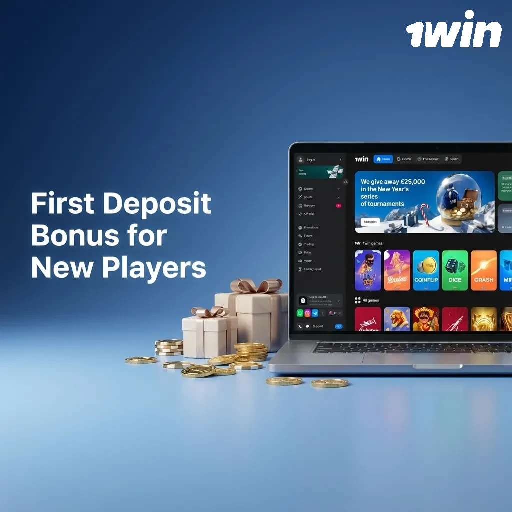 Banner showing “500% up to ₹75,000” first deposit bonus for new Indian players on casino games and sports betting.