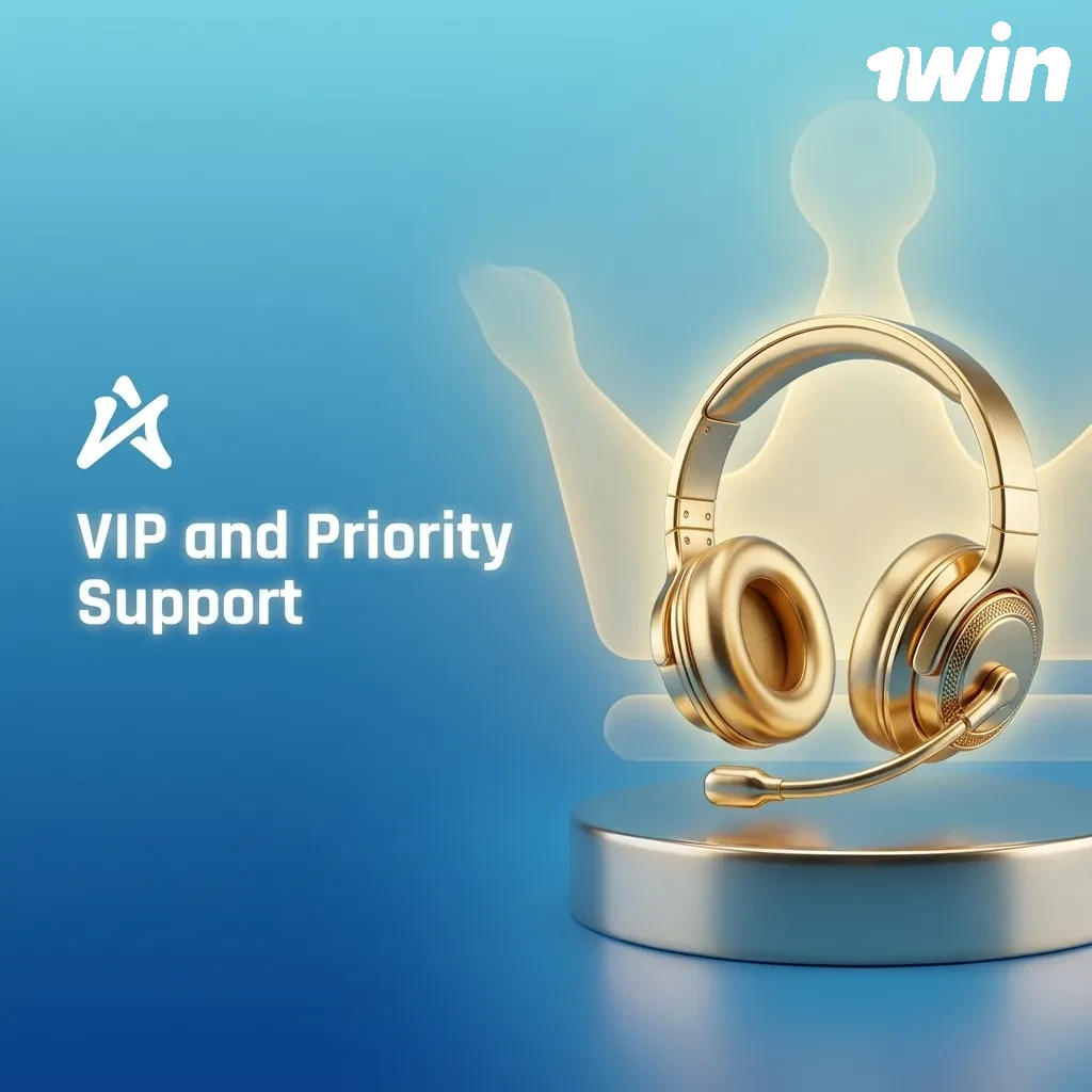 Illustration of a VIP player getting priority support via chat, phone, and email with fast response times