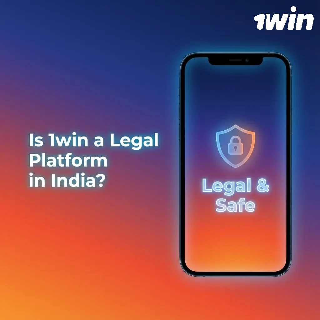 Illustration of 1win online betting in India, highlighting offshore license, INR balance, security, and responsible gaming tools