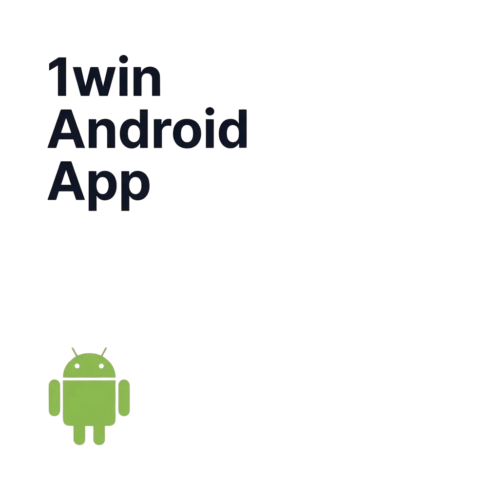 1win Android app interface showing mobile betting and casino games available for free download on smartphones