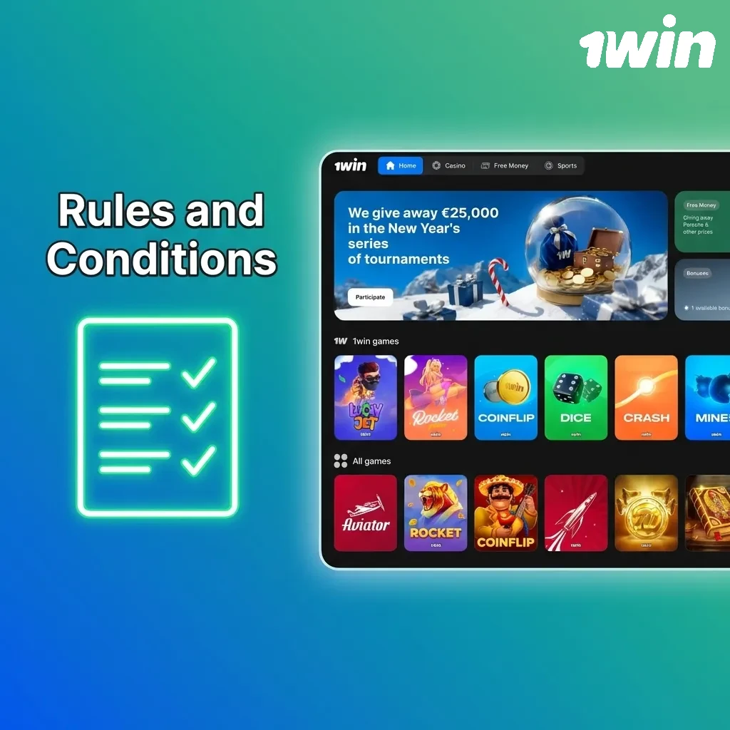 Platform rules page showing account policies, age requirements, and fair play guidelines for users