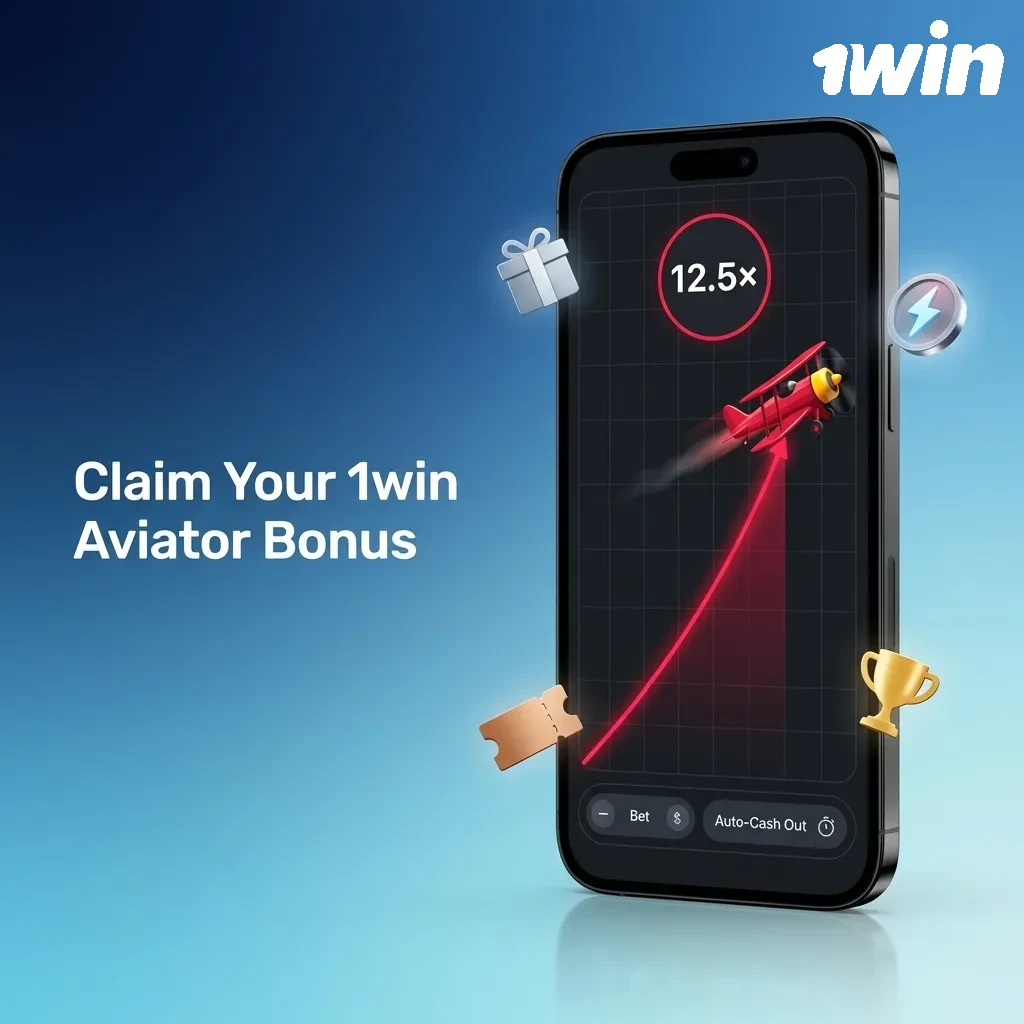New players claiming 1win Aviator welcome bonus with 500% match up to ₹75,000 for casino games including crash games