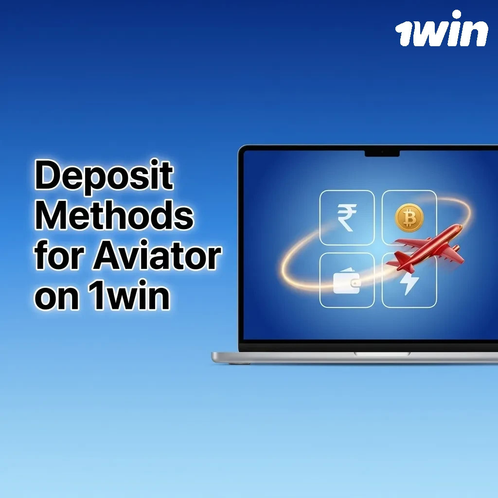 Multiple payment options for depositing on 1win Aviator including UPI, Paytm, PhonePe, GPay, crypto, and cards