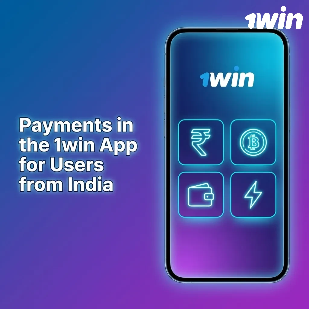 1win app payment methods for Indian users including UPI, cards, crypto, and e-wallets with instant deposits