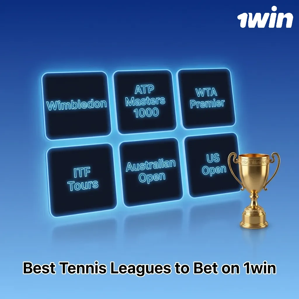 Tennis player hitting ball during Grand Slam tournament with betting markets displayed on screen