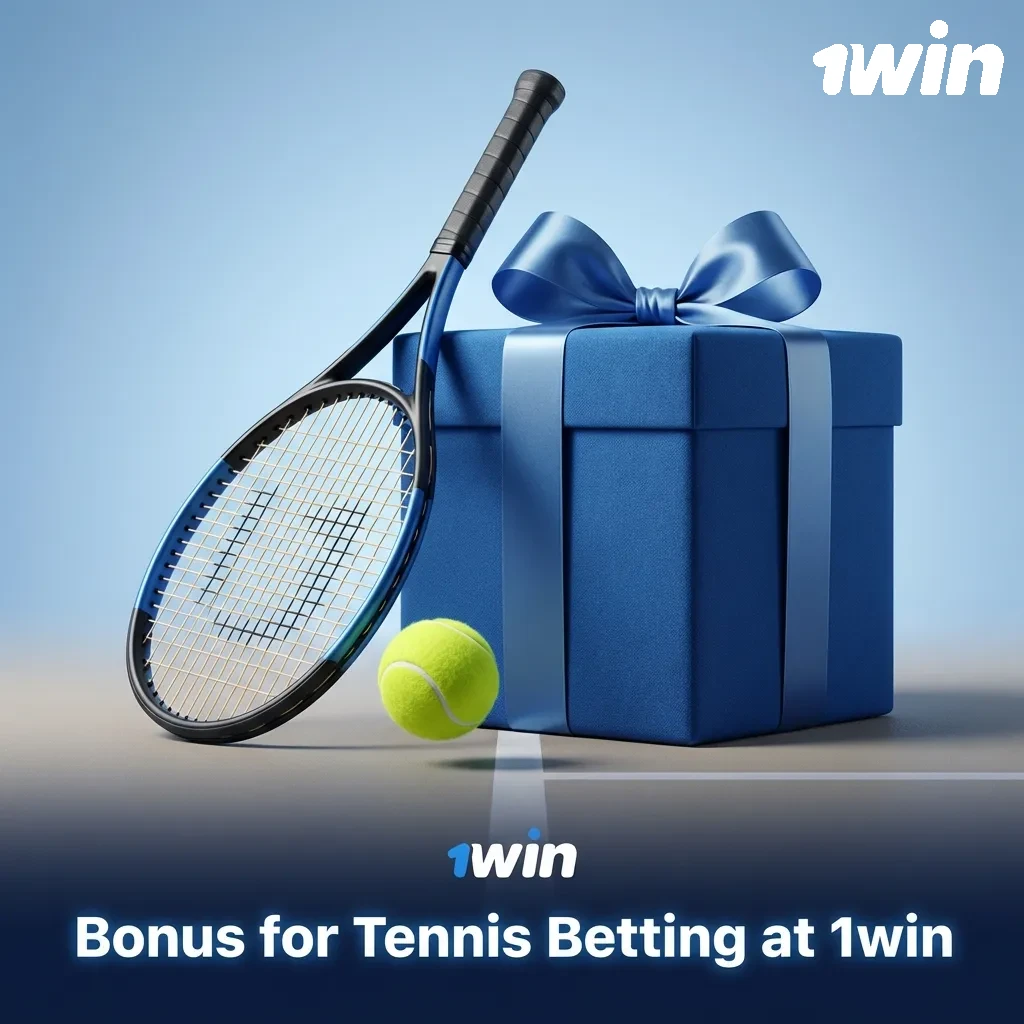 1win tennis betting welcome bonus offering 500% up to ₹75,000 for new users with wagering requirements