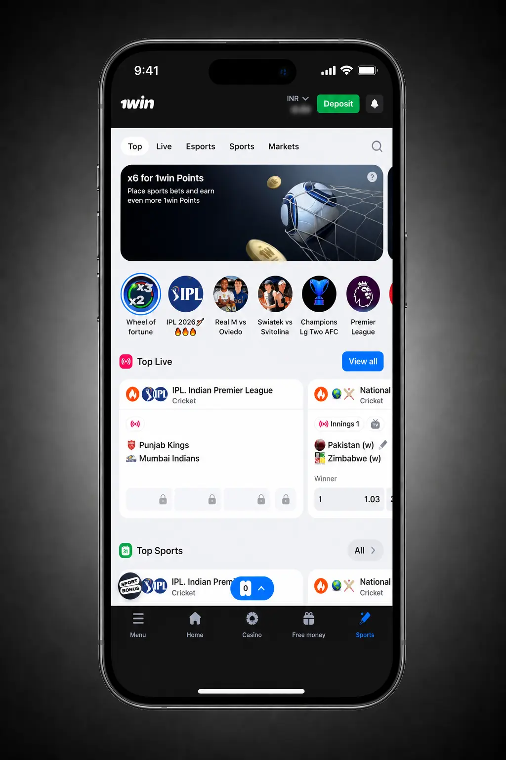 Step-by-step guide showing how to start betting via a mobile app with download instructions across 5 steps
