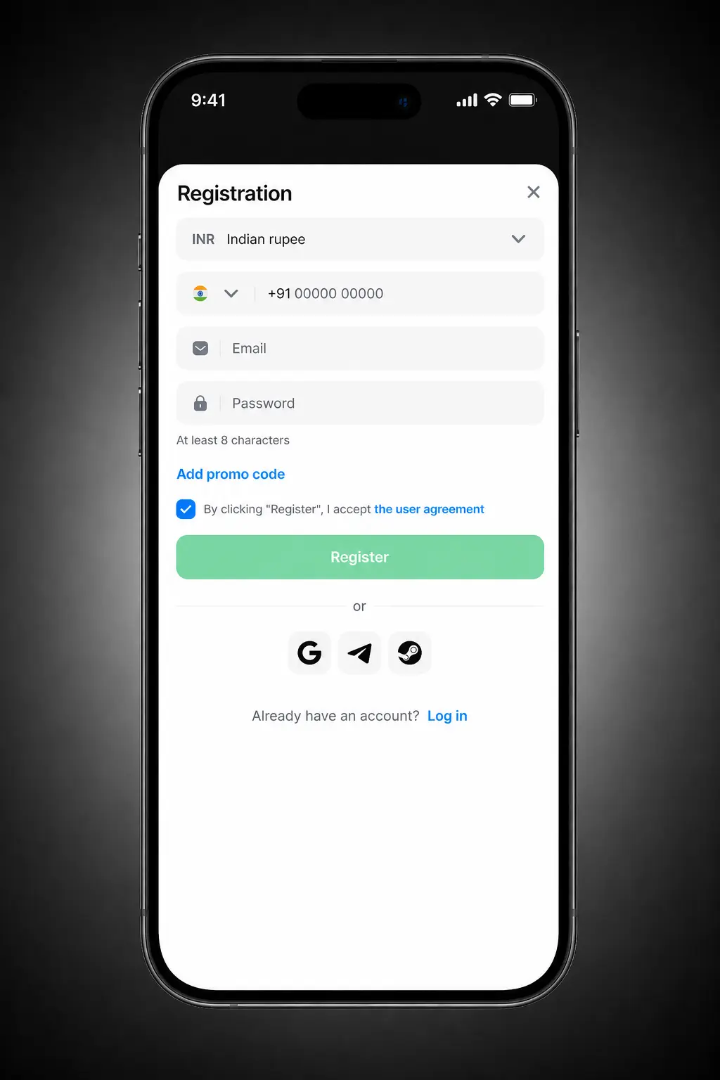Step-by-step guide on how to start betting via a mobile app, showing download and setup process screens