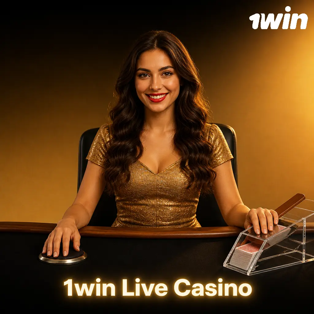 1win Live Casino with real-time table games including Blackjack, Roulette, Baccarat, Andar Bahar and Crazy Time