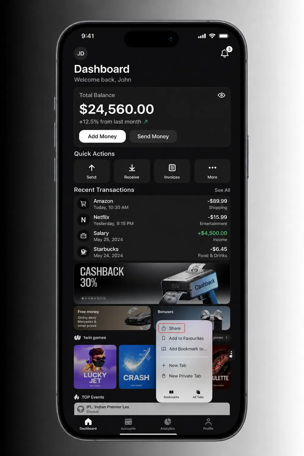 1win iOS shortcut setup: three steps to save mobile site to iPhone home screen via Safari for full-screen access