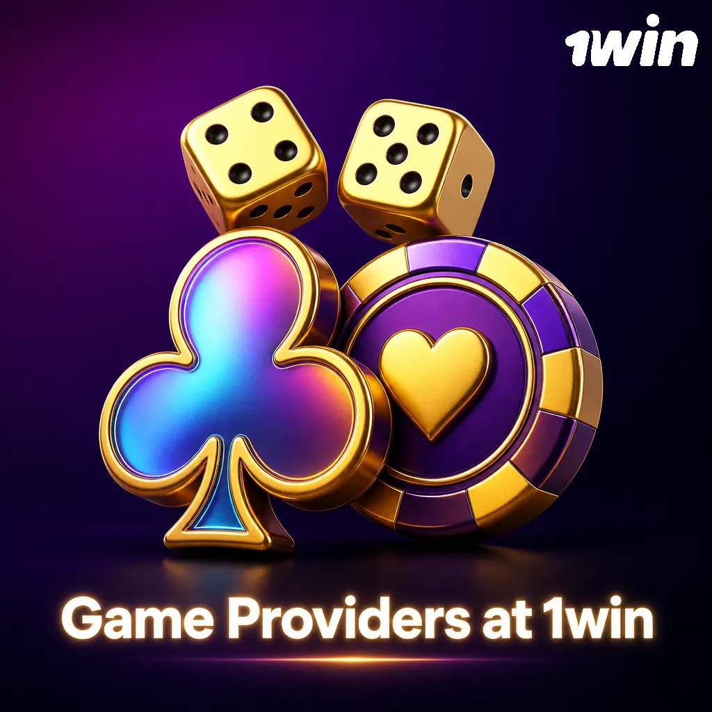 1win casino game providers logos including Microgaming, NetEnt, Yggdrasil, Smartsoft and Pragmatic Play