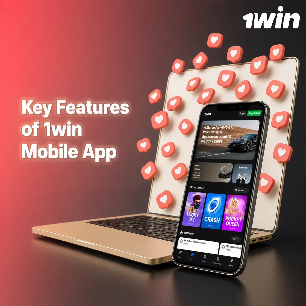1win mobile app features for Indian players: UPI payments, 500% bonus, 11000+ games, cricket betting, live Teen Patti