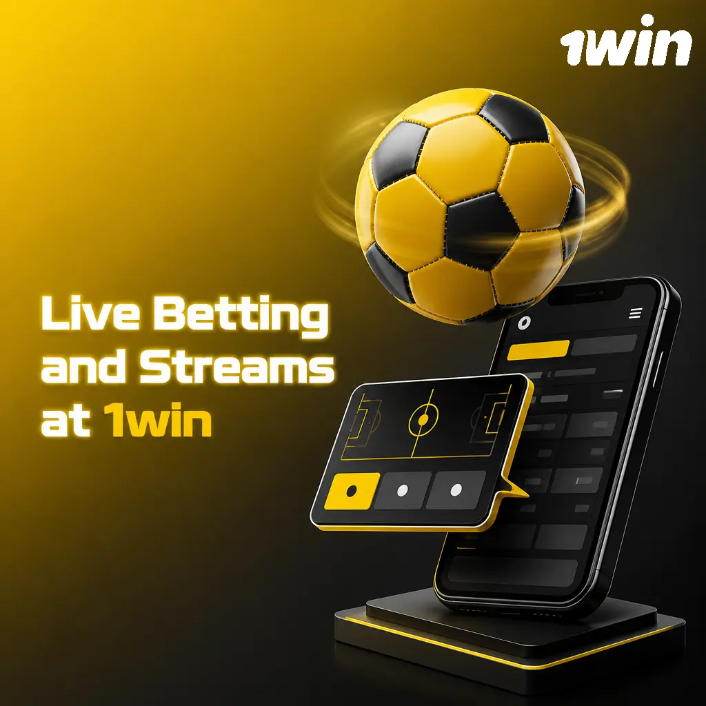 1win live betting interface showing real-time odds for cricket, football, tennis, kabaddi and esports markets